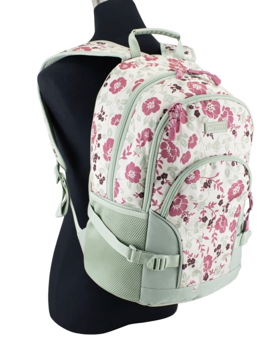 Kids Floral Pink & Mint Backpack by Eastsport $18 each